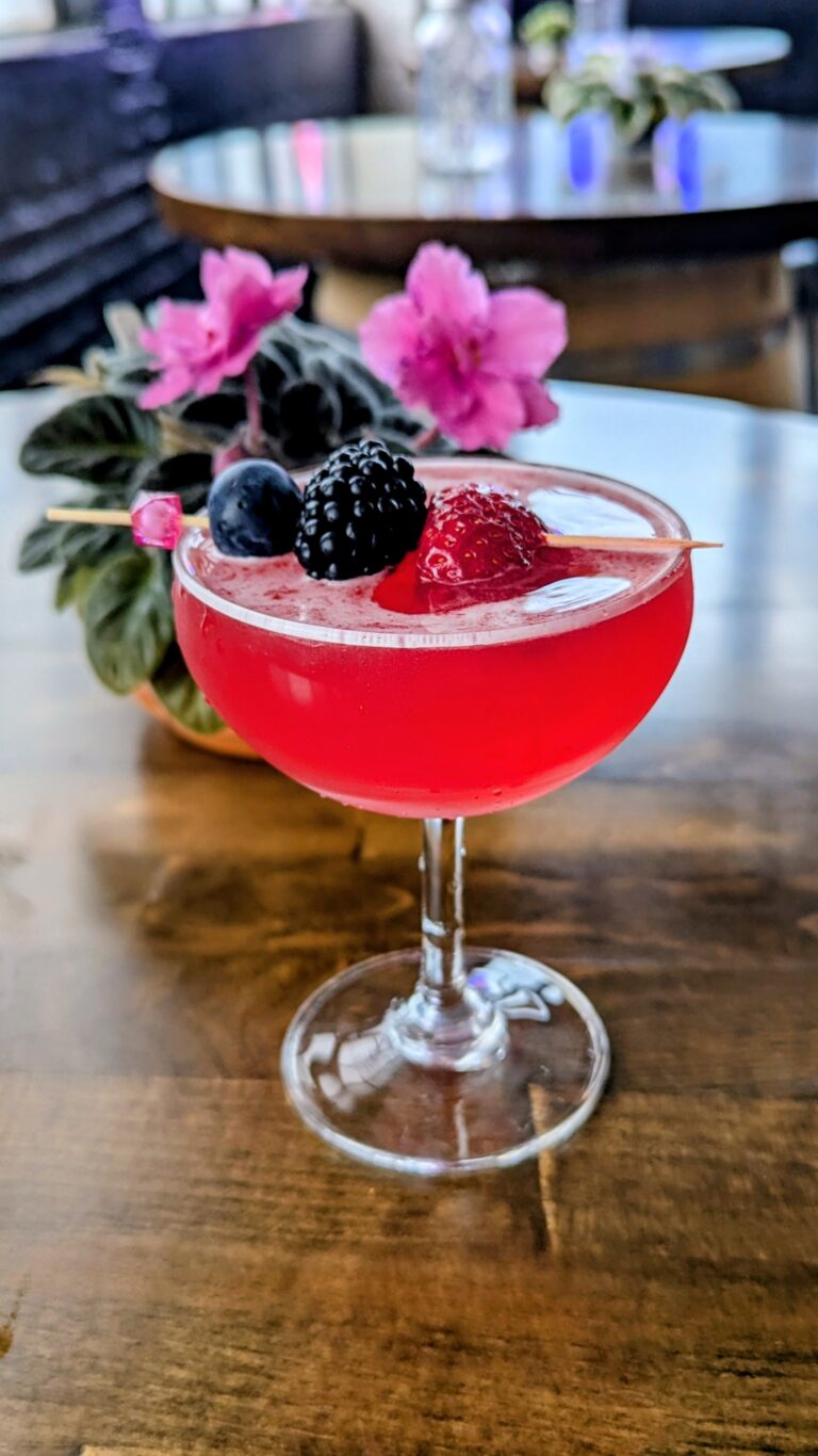 Wild Berry Rhubarb Cosmo